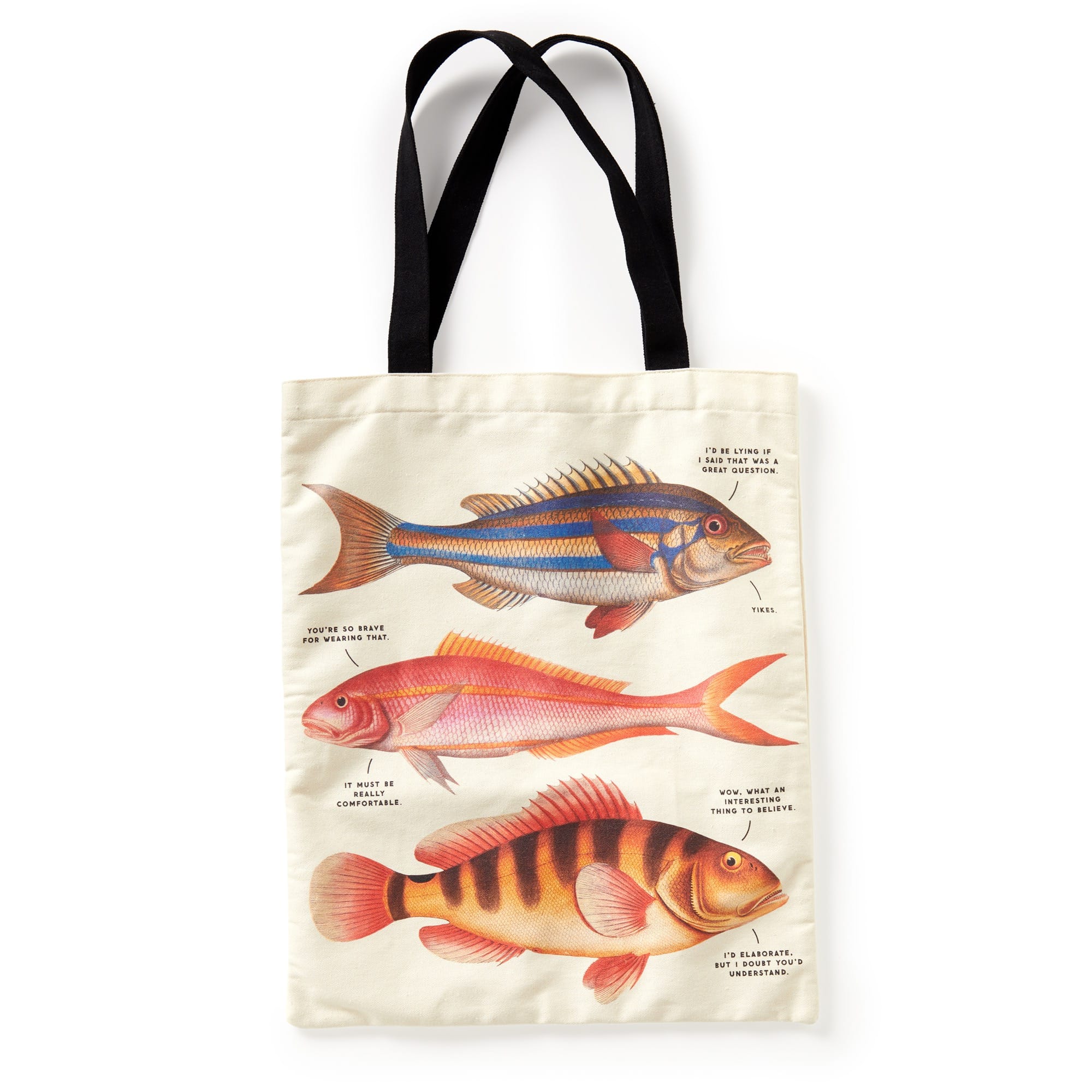 Judgy Fish Canvas Tote – Galison