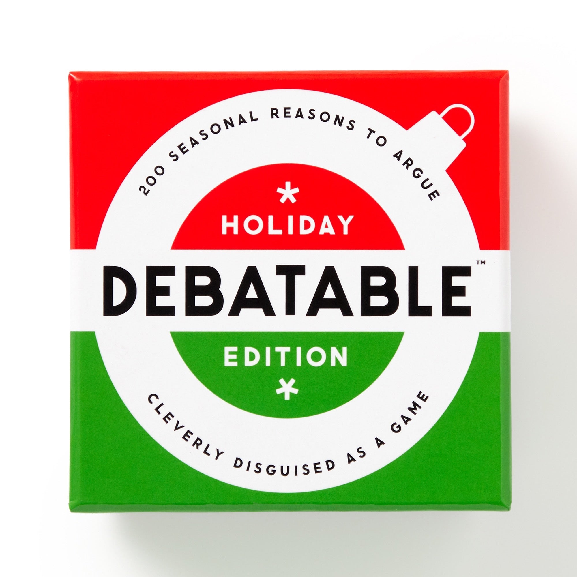 Debatable Holiday Edition Social Game | Galison