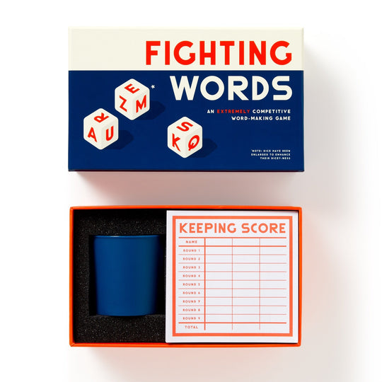 Fighting Words Dice Game Games Brass Monkey Goods