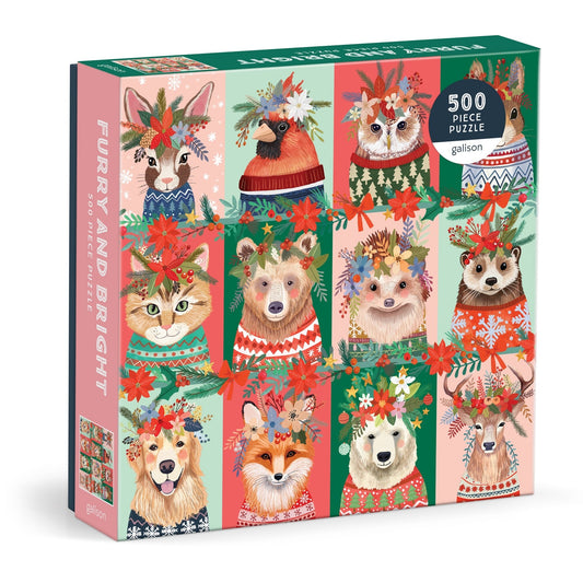 Furry And Bright 500 Piece Puzzle Jigsaw Puzzle Mia Charro