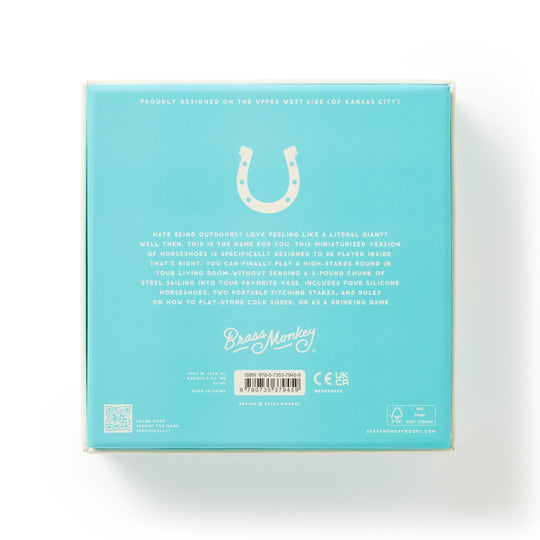 Giddy Up Tabletop Horseshoes Game Games Brass Monkey Goods