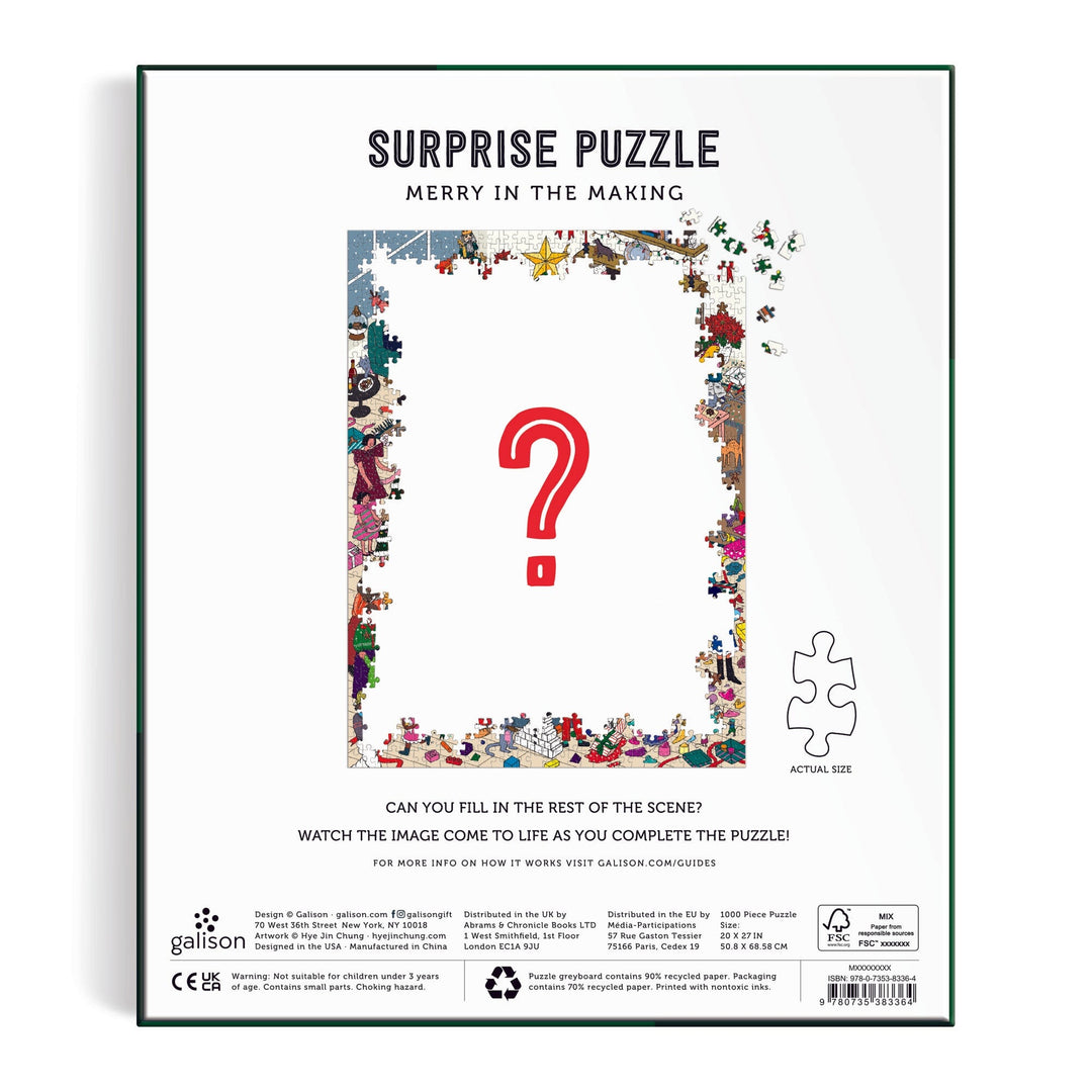 Merry In The Making 1000 Piece Surprise Puzzle Jigsaw Puzzle Hye Jin Chung