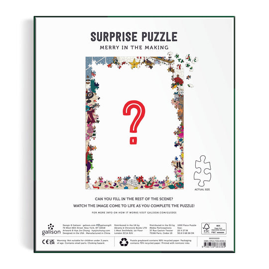 Merry In The Making 1000 Piece Surprise Puzzle Jigsaw Puzzle Hye Jin Chung