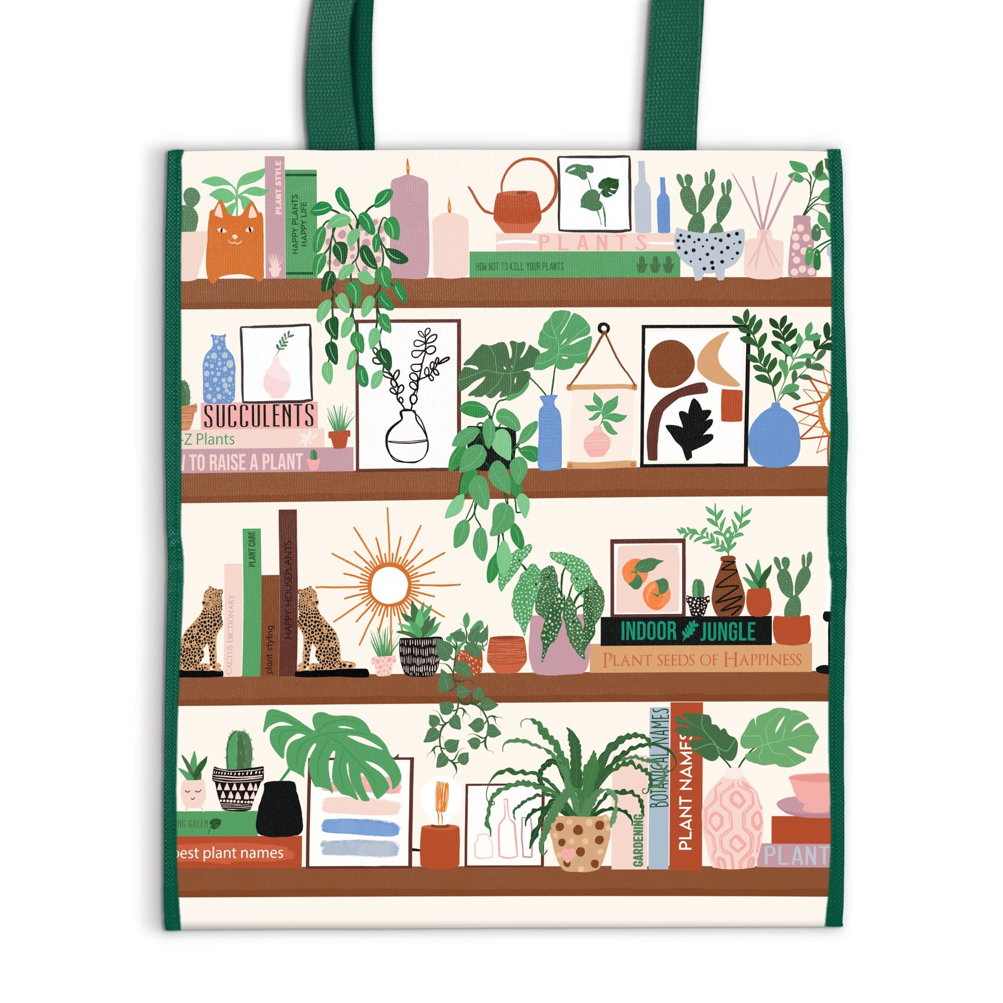 growing plants in reusable shopping bags Plant Shelfie Reusable Shopping Bag