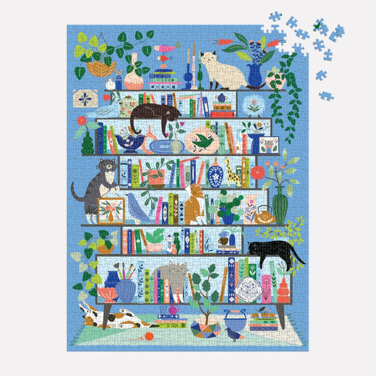 Purrfect Nook 1000 Piece Puzzle Jigsaw Puzzle Flora Waycott