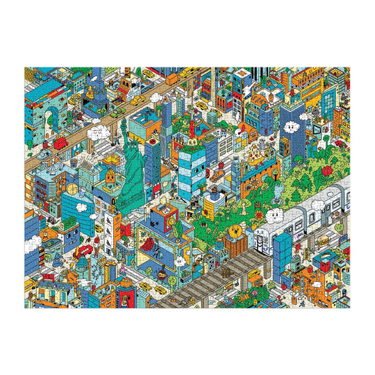 Uncovering New York City Search and Find 1000 Piece Puzzle 1000 Piece Puzzles Hyesu Lee