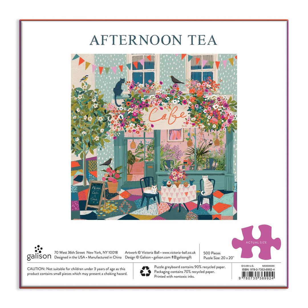 Afternoon Tea 500 Piece Jigsaw Puzzle 500 Piece Puzzles Victoria Ball