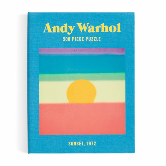 Andy Warhol Sunset 500 Piece Book Puzzle Andy Warhol