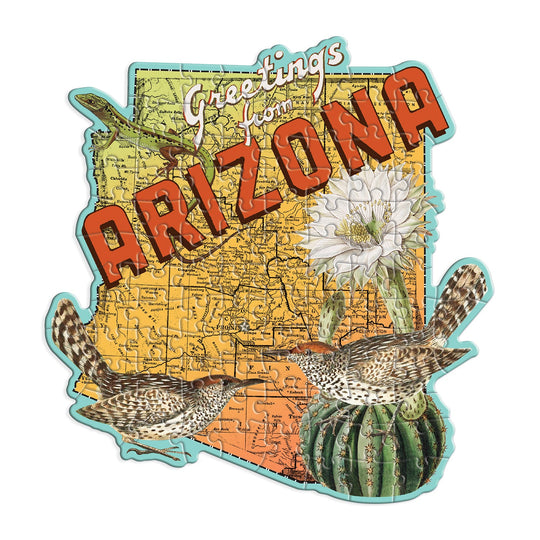 Arizona Mini Shaped Puzzle Galison