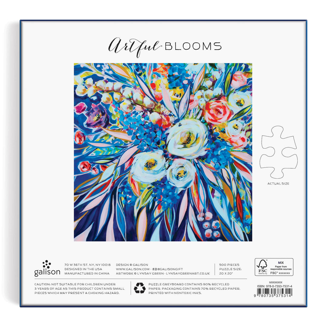 Artful Blooms 500 Piece Puzzle Lynsay Green