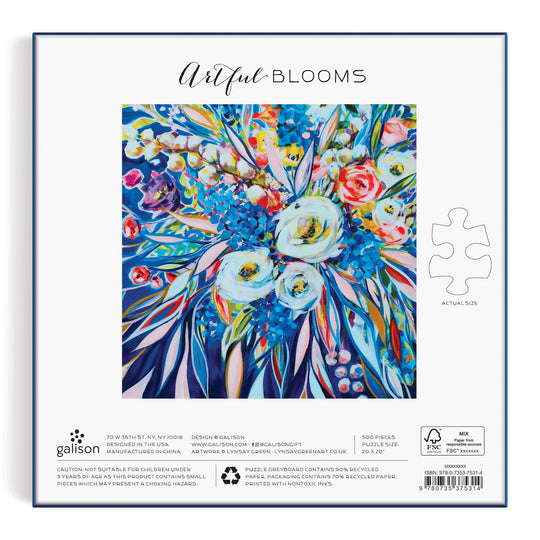 Artful Blooms 500 Piece Puzzle Lynsay Green