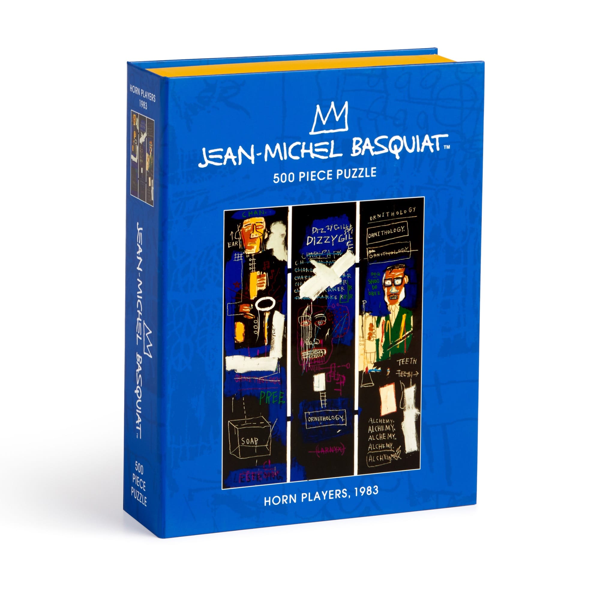 Basquiat Horn Players 500 Piece Book Puzzle – Galison