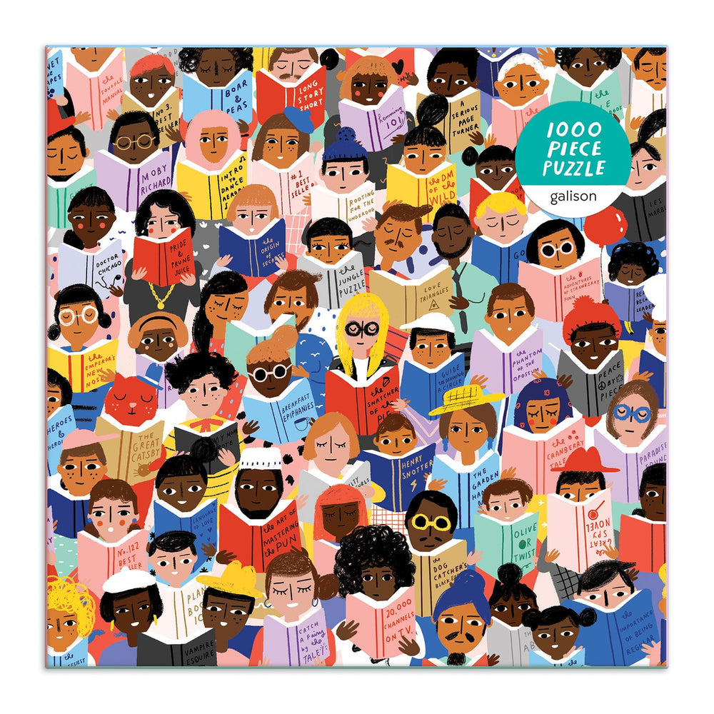 Book Club 1000 Piece Jigsaw Puzzle 1000 Piece Puzzles Carolyn Suzuki Collection