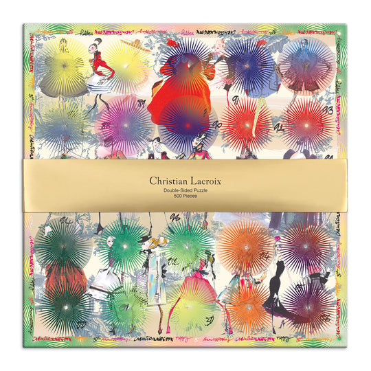 Christian Lacroix Heritage Collection Lacroix Photocall Double Sided 500 Piece Jigsaw Puzzle Double Sided 500 Piece Puzzle Christian Lacroix Collection