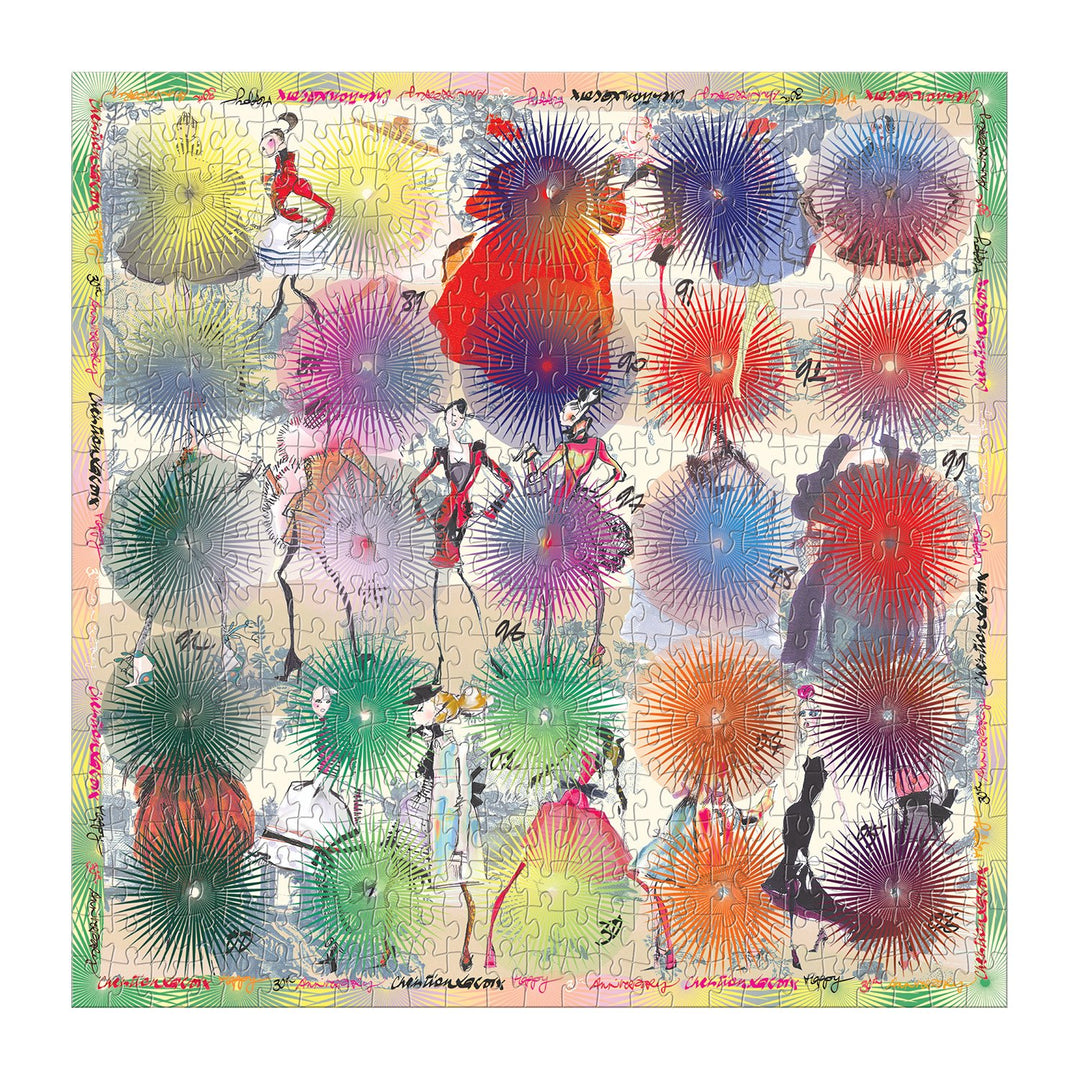 Christian Lacroix Heritage Collection Lacroix Photocall Double Sided 500 Piece Jigsaw Puzzle Double Sided 500 Piece Puzzle Christian Lacroix Collection