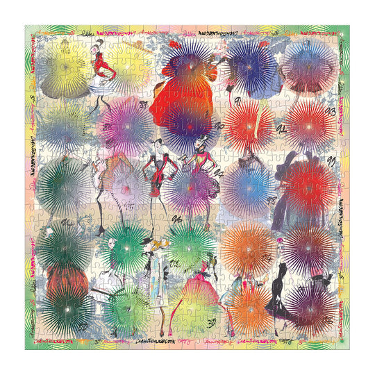 Christian Lacroix Heritage Collection Lacroix Photocall Double Sided 500 Piece Jigsaw Puzzle Double Sided 500 Piece Puzzle Christian Lacroix Collection