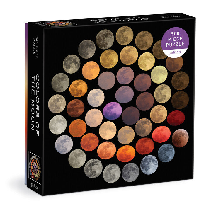 Colors of the Moon 500 Piece Puzzle – Galison
