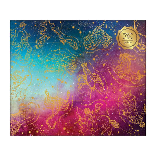 Cosmos Astrology 1000 Piece Foil Puzzle Foil Puzzles Galison