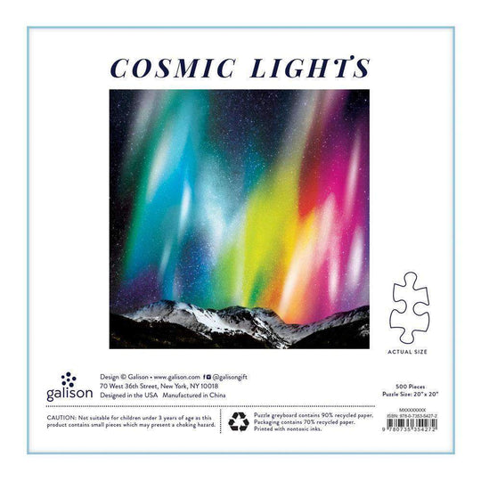 Cosmos Cosmic Lights 500 Piece Puzzle 500 Piece Puzzles Galison 