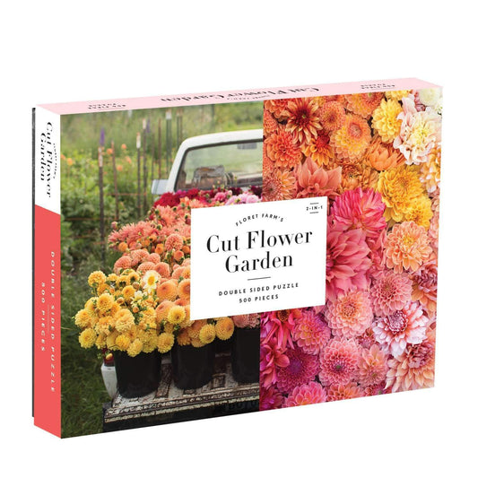 Floret Farm's Cut Flower Garden 2-Sided 500 Piece Puzzle 2-sided 500 Piece Puzzles Galison