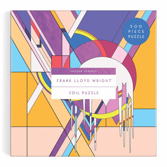 Frank Lloyd Wright Frozen Spheres 500 Piece Foil Puzzle Frank Lloyd Wright