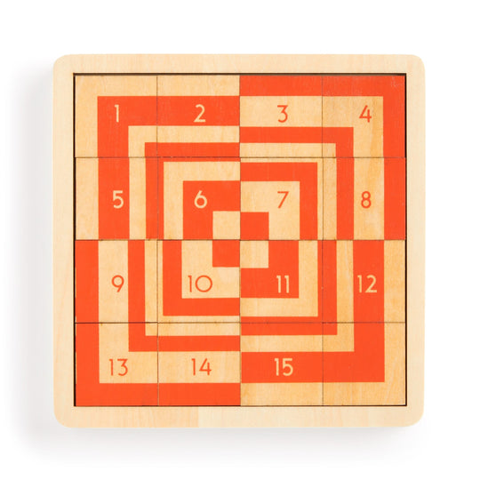 Frank Lloyd Wright Imperial Hotel 2-in-1 Sliding Wood Puzzle Sliding Wood Puzzle Frank Lloyd Wright Foundation