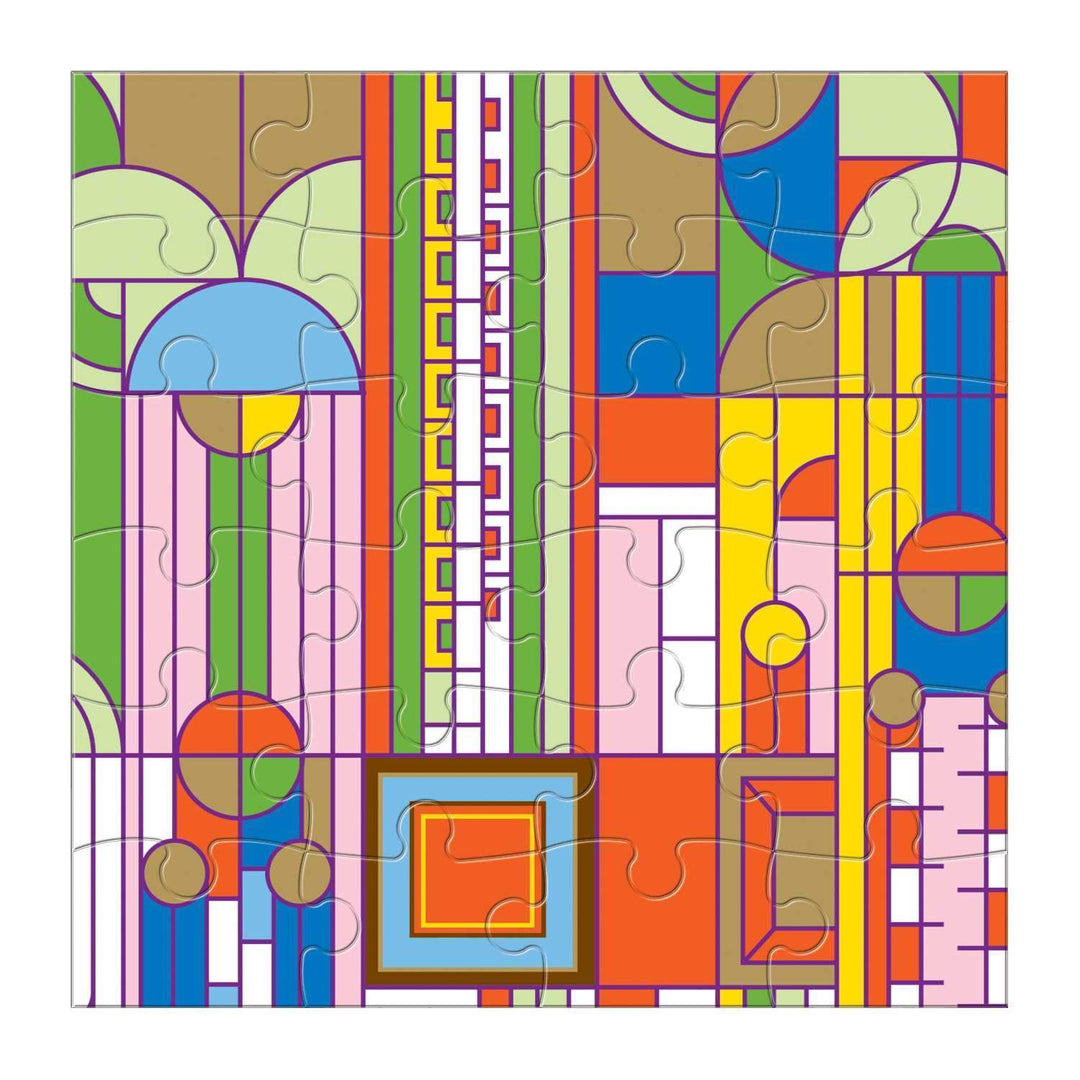 Frank Lloyd Wright Wooden Puzzle Set Wooden Puzzle Sets Galison