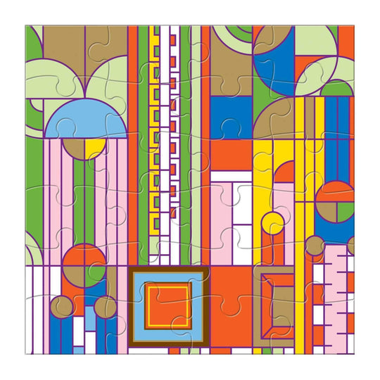 Frank Lloyd Wright Wooden Puzzle Set Wooden Puzzle Sets Galison