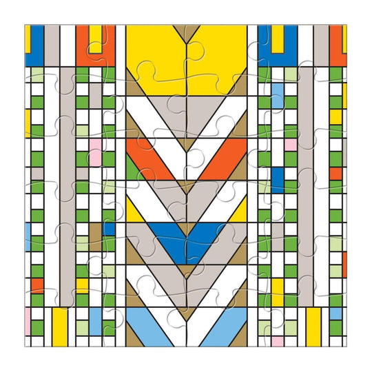 Frank Lloyd Wright Wooden Puzzle Set Wooden Puzzle Sets Galison