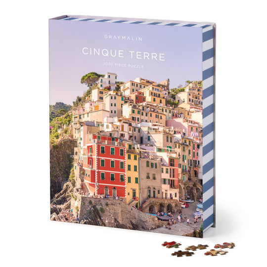 Gray Malin Cinque Terre 1000 Piece Book Puzzle 1000 Piece Puzzles Gray Malin