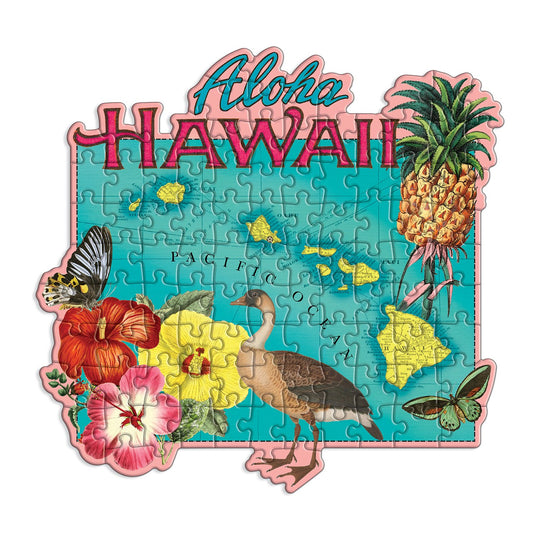 Hawaii Mini Shaped Jigsaw Puzzle 100 Piece Puzzles Wendy Gold