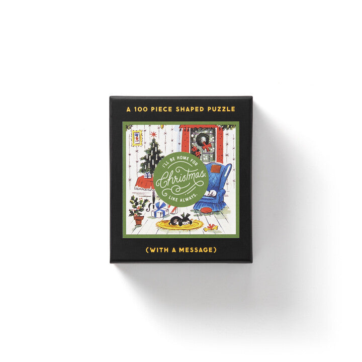 Home For Christmas Mini Shaped Puzzle | Galison