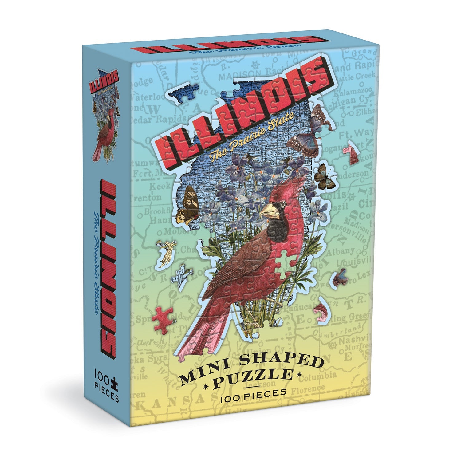Illinois Mini Shaped Puzzle – Galison
