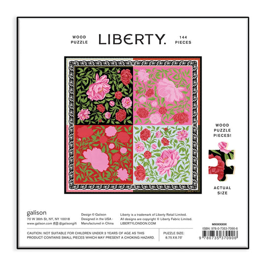 Liberty Aurora 144 Piece Wood Jigsaw Puzzle Wooden Puzzles Liberty London