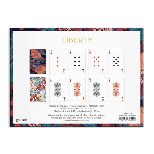 Liberty Floral Playing Card Set Playing Cards Liberty London