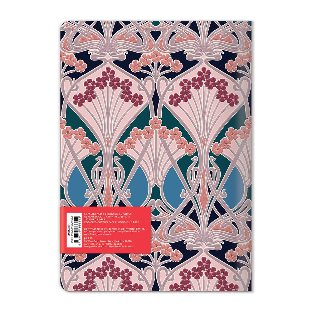 Liberty London May Handmade B5 Embroidered Journal Journals and Notebooks Liberty London Collection