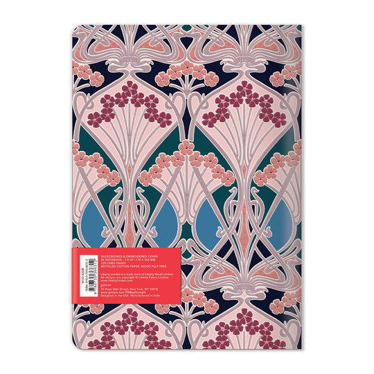 Liberty London May Handmade B5 Embroidered Journal Journals and Notebooks Liberty London Collection