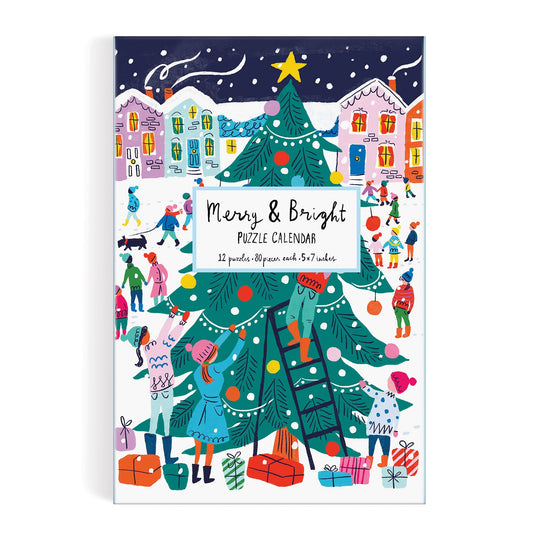 Louise Cunningham Merry and Bright 12 Days of Christmas Advent Puzzle Calendar Advent Calendars Louise Cunningham