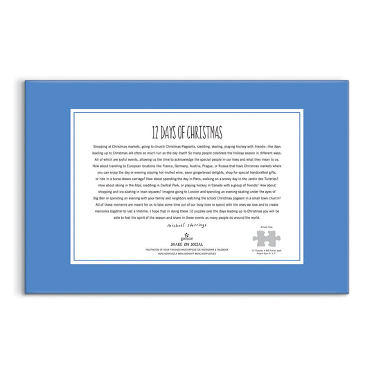 Michael Storrings 12 Days of Christmas Advent Puzzle Calendar Advent Calendars Michael Storrings