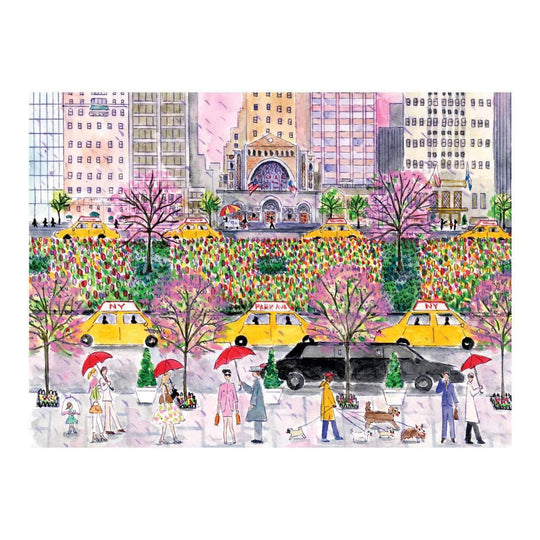 Michael Storrings Spring On Park Avenue 1000 Piece Puzzle 1000 Piece Puzzles Galison