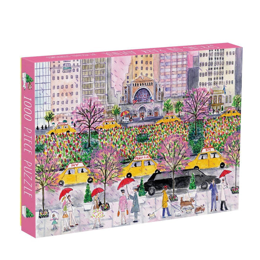 Michael Storrings Spring On Park Avenue 1000 Piece Puzzle 1000 Piece Puzzles Galison