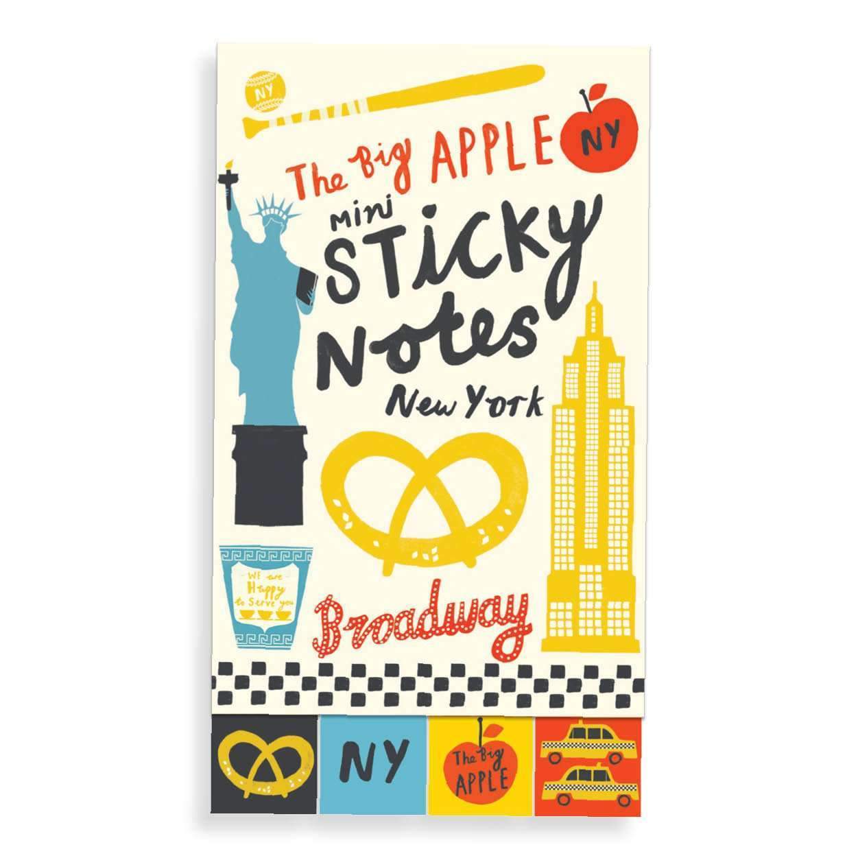 New York The Big Apple Mini Sticky Notes