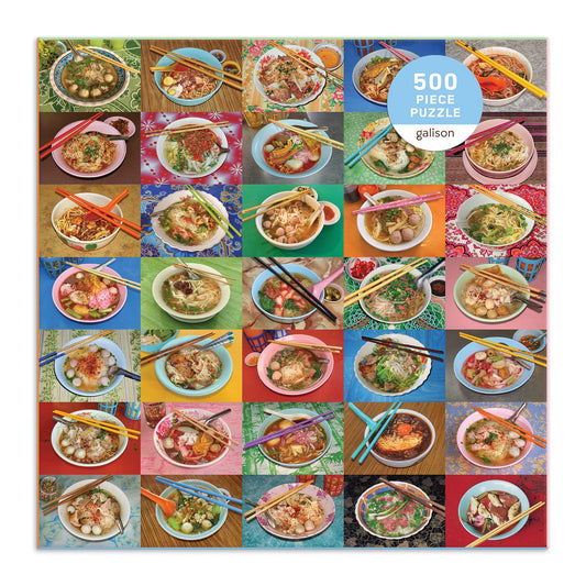 Noodles for Lunch 500 Piece Puzzle 500 Piece Puzzles Galison