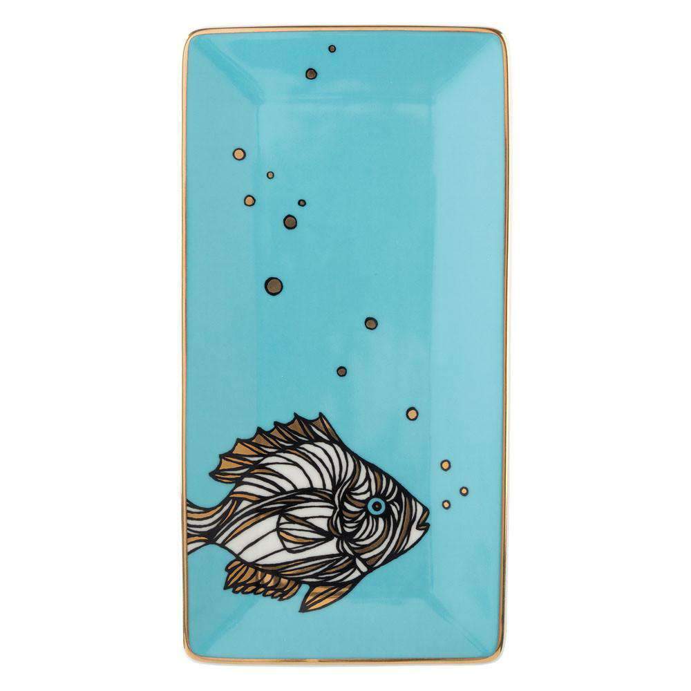 Patch NYC Fish Rectangle Porcelain Tray [Book]