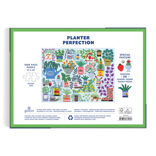 Planter Perfection 1000 Piece Puzzle with Shaped Pieces Puzzles Holly Maguire