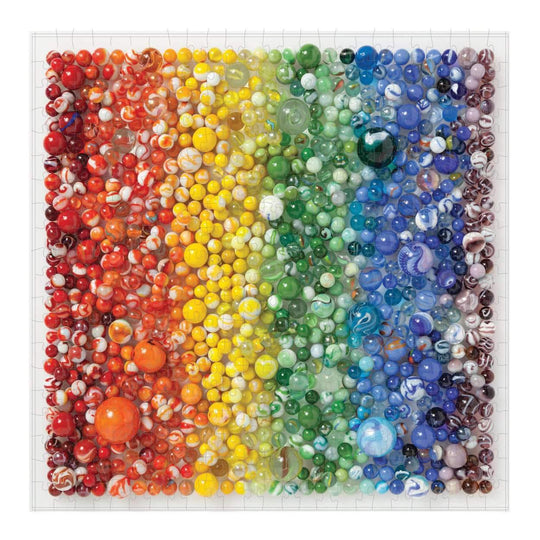 Rainbow Marbles 500 Piece Puzzle 500 Piece Puzzles Galison