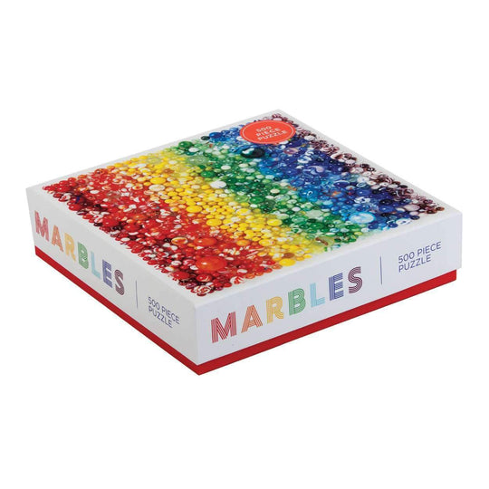 Rainbow Marbles 500 Piece Puzzle 500 Piece Puzzles Galison