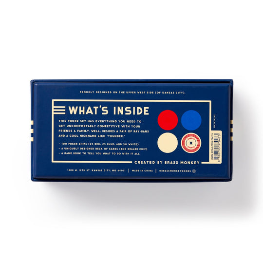 Raise The Stakes Poker Game Set Card Games Brass Monkey