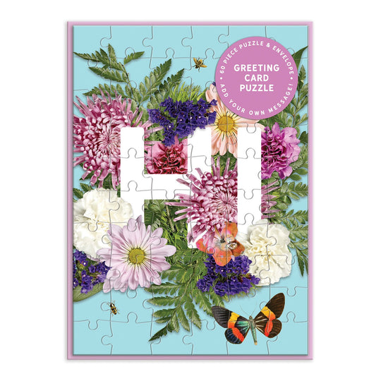 Say It With Flowers Hi Greeting Card Puzzle Greeting Card Puzzles Say it with Flowers Collection