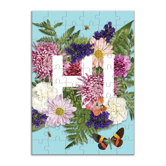 Say It With Flowers Hi Greeting Card Puzzle Greeting Card Puzzles Say it with Flowers Collection